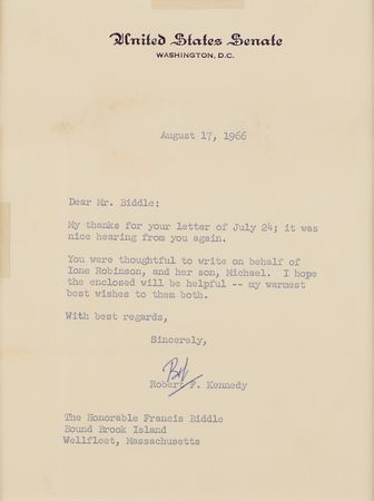 Lot #385 Robert F. Kennedy Typed Letter Signed - Image 2