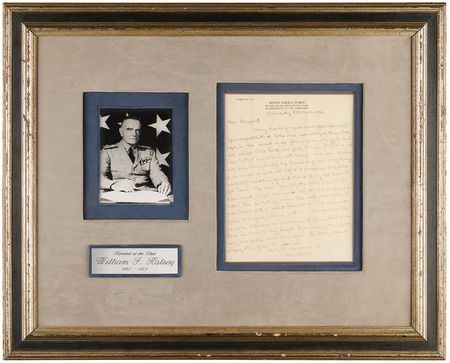 Lot #478 William F. Halsey War-Dated Autograph Letter Signed - Image 1