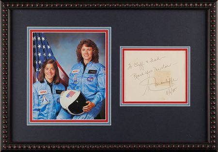 Lot #530 Christa McAuliffe Signature - Image 1