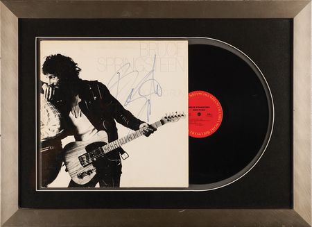 Lot #686 Bruce Springsteen Signed Album - Born to Run - Image 1