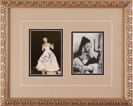 Lot #754 Josephine Baker Signed Photograph - Image 1