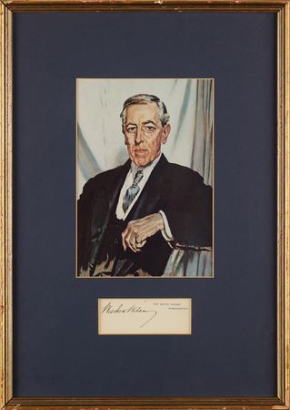 Lot #229 Woodrow Wilson Signature - Image 1