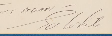 Lot #535 Edward H. White II Autograph Letter Signed - Image 3