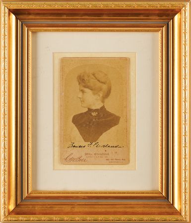 Lot #93 Frances Cleveland Signed Photograph - Image 1