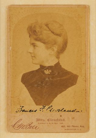 Lot #93 Frances Cleveland Signed Photograph - Image 2
