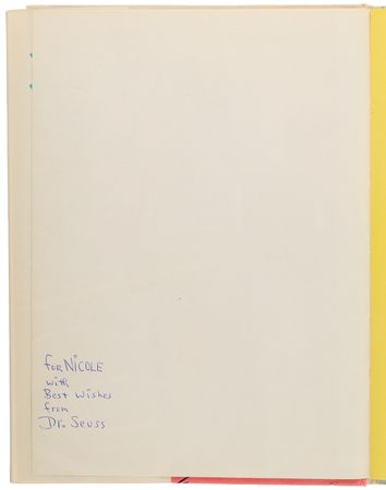 Lot #600 Dr. Seuss Signed Book - I Had Trouble in Getting to Solla Sollew - Image 4