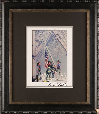 Lot #549 9/11: Thomas E. Franklin Signed Photograph - Image 1
