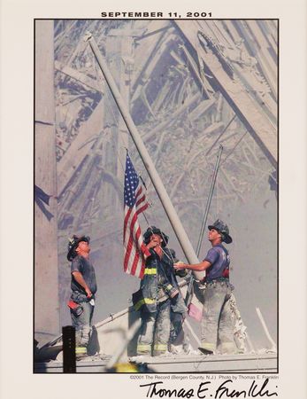 Lot #549 9/11: Thomas E. Franklin Signed Photograph - Image 2