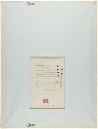 Lot #377 E. H. Harriman Signed 'Baltimore and Ohio Railroad Company' Stock Certificate - Image 2