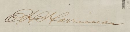 Lot #377 E. H. Harriman Signed 'Baltimore and Ohio Railroad Company' Stock Certificate - Image 4