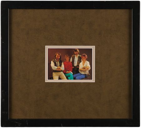 Lot #690 ABBA Signed Promotional Card - Image 1