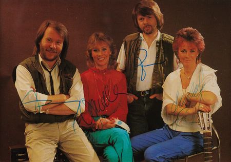 Lot #690 ABBA Signed Promotional Card - Image 2