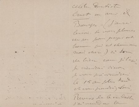 Lot #541 Henri de Toulouse-Lautrec Autograph Letter Signed - Image 2