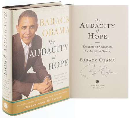 Lot #171 Barack Obama Signed Book - The Audacity of Hope - Image 1