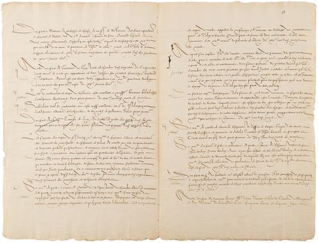 Lot #389 King Charles IX Document Signed (1567) - Image 3