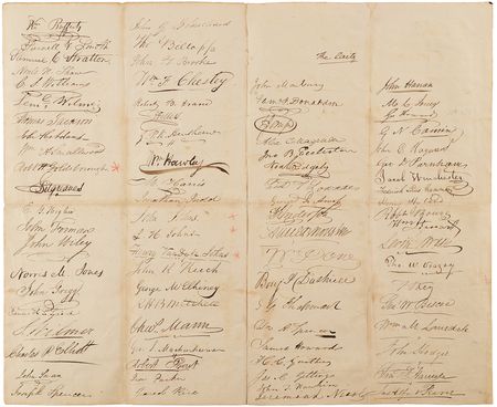 Lot #244 Francis Scott Key Document Signed - Approving the Election of the New Episcopal Diocese of Maryland - Image 1