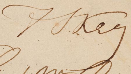 Lot #244 Francis Scott Key Document Signed - Approving the Election of the New Episcopal Diocese of Maryland - Image 2