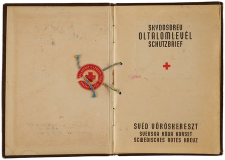 Lot #291 Wallenberg's Inspiration: Valdemar Langlet Signed 'Protection Letter' Passport from the Swedish Red Cross (1944) - Image 4