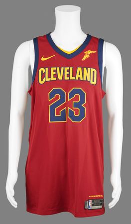 Lot #793 LeBron James Official Cleveland Cavaliers NBA Jersey - Attested as Game-Used During the 2017-2018 Season - Image 1