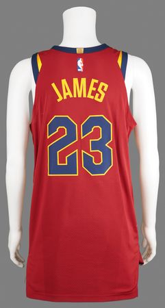 Lot #793 LeBron James Official Cleveland Cavaliers NBA Jersey - Attested as Game-Used During the 2017-2018 Season - Image 2