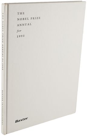 Lot #399 Nelson Mandela Signed Book - The Nobel Prize Annual for 1993 - Image 3