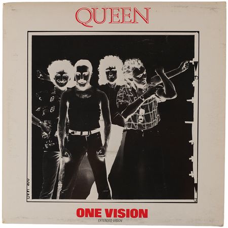 Lot #619 Queen Signed 'One Vision' Single Album - Image 2