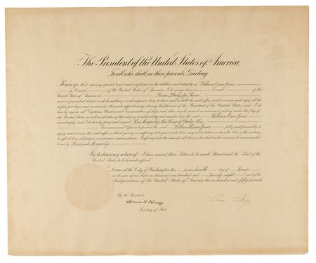 Lot #99 Calvin Coolidge Document Signed as President - Image 1
