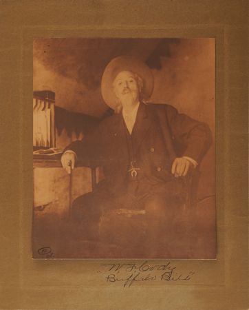 Lot #333 William F. 'Buffalo Bill' Cody Oversized Signed Photograph - Image 1