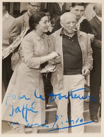 Lot #538 Pablo Picasso Signed Photograph - Image 1