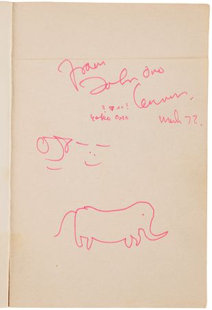 Lot #612 Beatles: John Lennon Signed Book with Sketches - The Penguin - Image 4