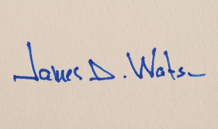 Lot #433 James D. Watson Signed Book - The Double Helix - Image 2