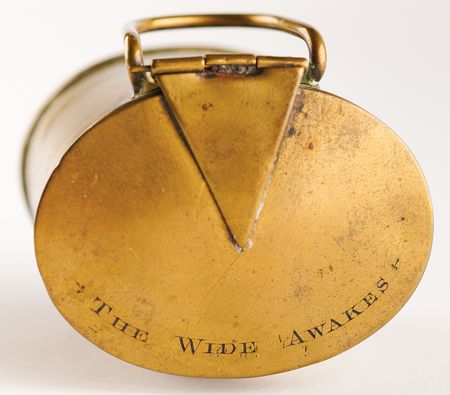 Lot #138 Abraham Lincoln Original ?Wide Awakes? Brass Match Safe (ca. 1860-1861) - Image 3