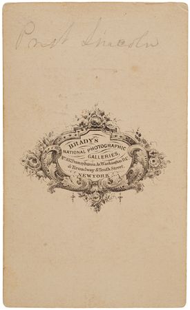 Lot #134 Abraham Lincoln Carte-de-Visite Photograph by Mathew Brady (ca. February 1862) - Image 2