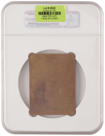 Lot #139 Abraham Lincoln: Victor D. Brenner Bronze Plaque - NGC MS 62 - Image 2