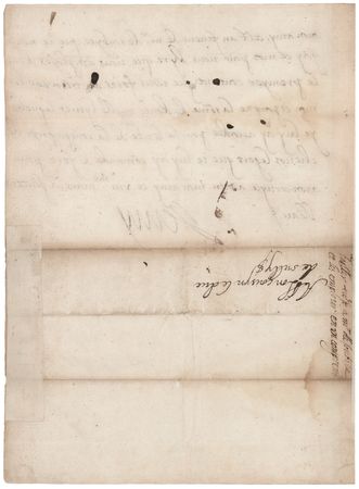 Lot #393 King Henry IV Autograph Letter Signed to the Duke of Sully - Image 2