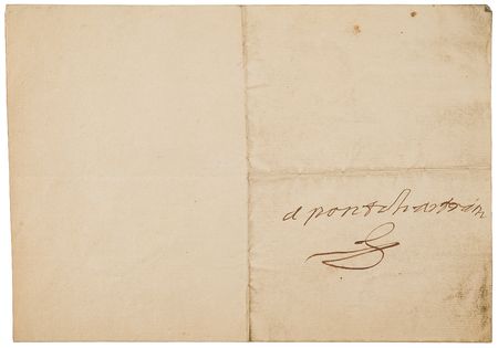 Lot #272 King Louis XIV Autograph Note Signed to Pontchartrain - Image 2