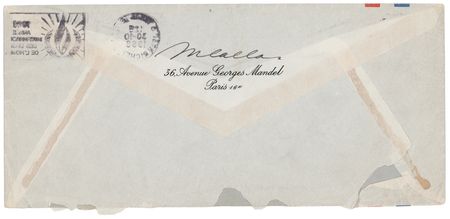Lot #644 Maria Callas Autograph Letter Signed to Her Mentor: 