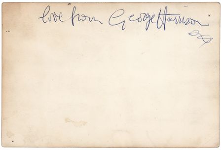 Lot #611 Beatles: George Harrison Signed Promotional Photograph - Image 1
