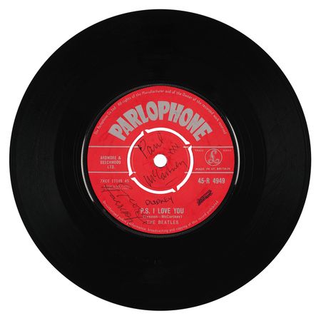 Lot #608 Beatles (2) Signed Parlophone UK First Pressing Single Records of 'Love Me Do' - Image 4