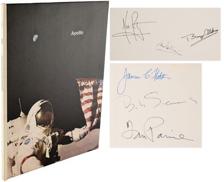 Lot #514 Apollo 11 Signed Book - Apollo - Image 1