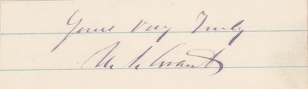 Lot #38 U. S. Grant Signature - Image 2