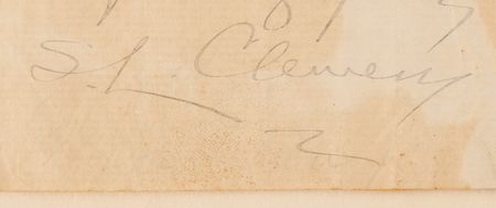 Lot #579 Samuel L. Clemens Autograph Letter Signed, Declining an Invitation to West Point - Image 2