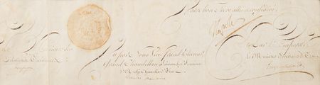 Lot #451 Napoleon and Talleyrand Signatures - Image 2
