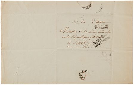Lot #423 Charles Maurice de Talleyrand Letter Signed - Image 2