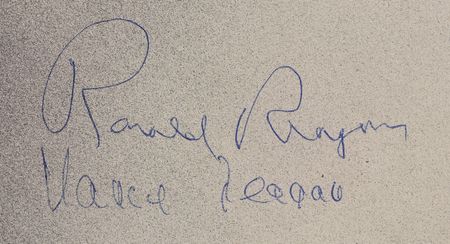 Lot #191 Ronald and Nancy Reagan Signed 1980 Presidential Campaign Poster (17? x 22?) - Image 2