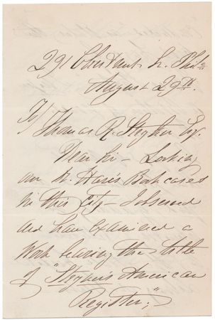 Lot #367 Dorothea Dix (2) Autograph Letters Signed - Image 1