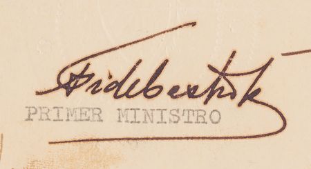 Lot #357 Fidel Castro Document Signed - Image 2