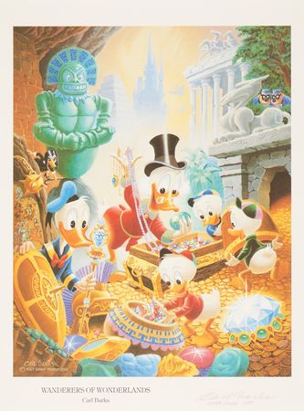 Lot #567 Carl Barks Signed Print - 