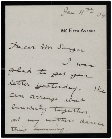 Lot #342 John Jacob Astor IV Autograph Letter