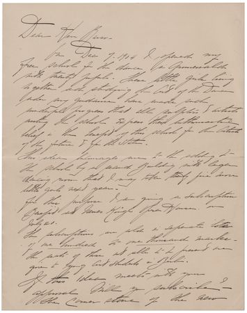 Lot #760 Isadora Duncan Autograph Letter Signed on Her 